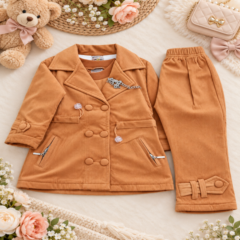 Caramel Corduroy Toddler Outfit Flat Lay-1080x1080