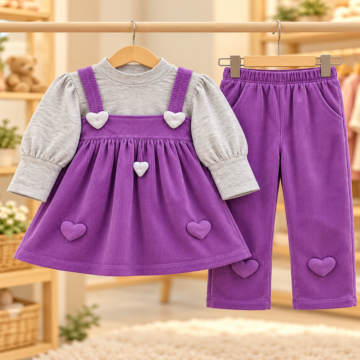 Cozy Purple Corduroy Toddler Outfit Display-1080x1080